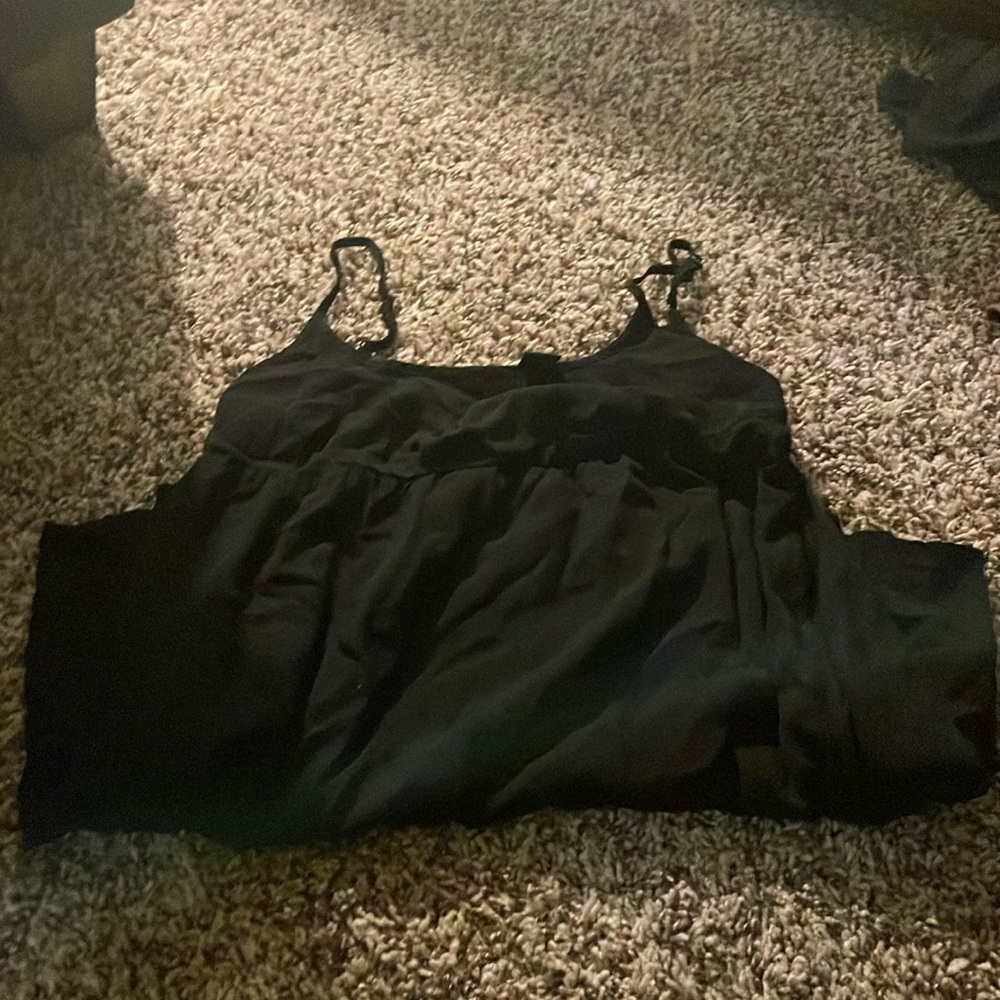Black flow strap dress from target
